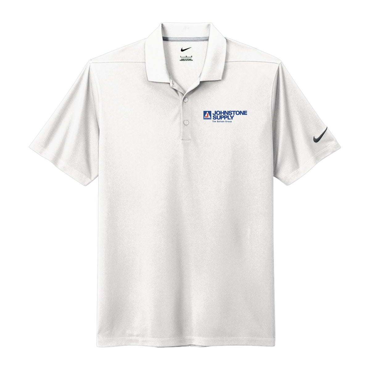 Johnstone Supply Nike Dri-FIT Polo - White